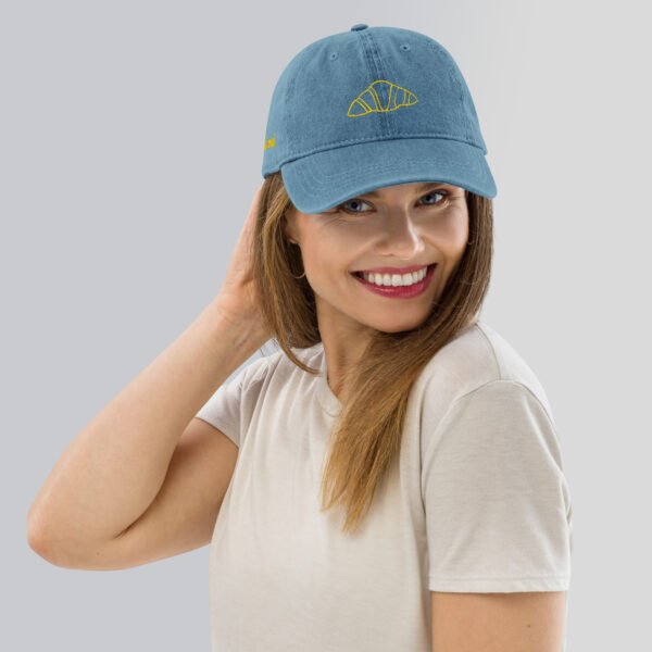 Oui Oui Croissant Denim Hat - Image 7