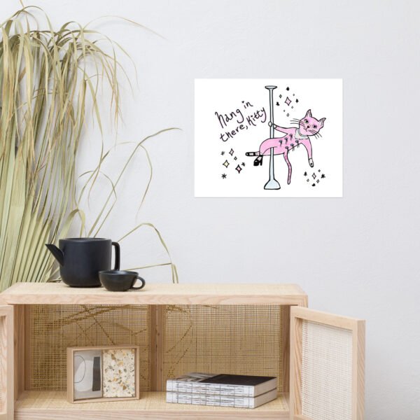 Hang in There, Kitty Art Print - Image 7