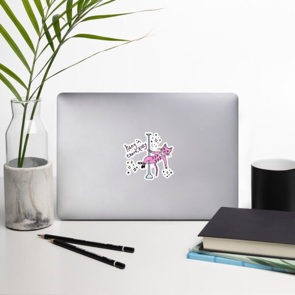 Hang in there, Kitty! Burlesque Sticker - Image 5