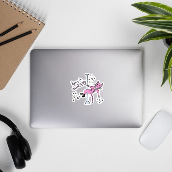 Hang in there, Kitty! Burlesque Sticker - Image 6