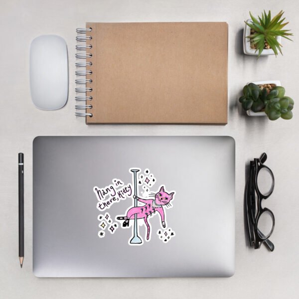 Hang in there, Kitty! Burlesque Sticker - Image 7