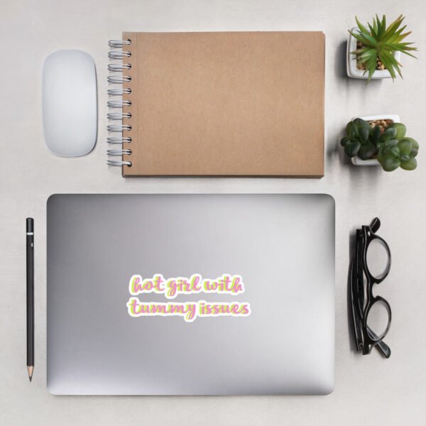 Hot Girl With Tummy Issues Sticker - Image 7