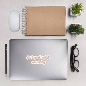 Hot Girl With Anxiety Sticker