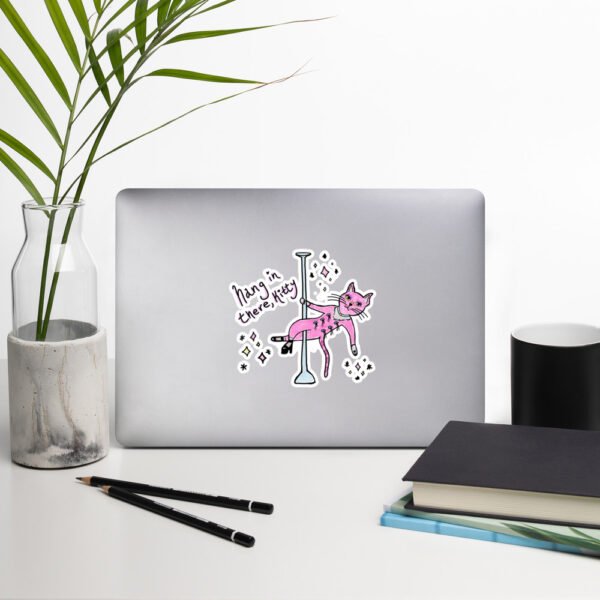 Hang in there, Kitty! Burlesque Sticker - Image 8