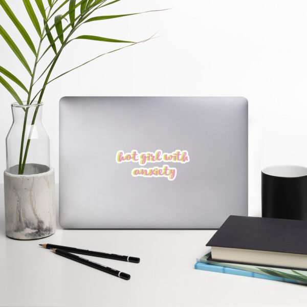 Hot Girl With Anxiety Sticker - Image 8