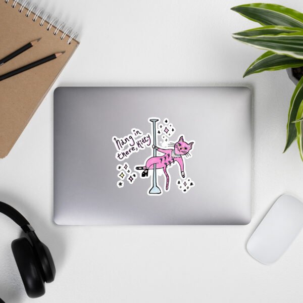 Hang in there, Kitty! Burlesque Sticker - Image 9
