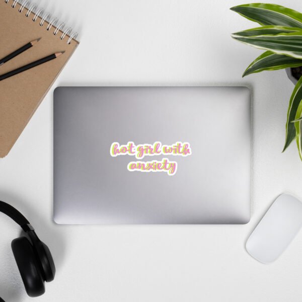 Hot Girl With Anxiety Sticker - Image 9