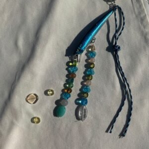 Blue Barracuda Bag Charm
