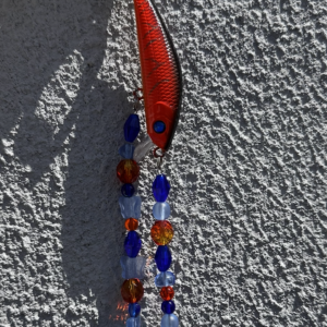 Orange Perch Fishing Lure Bag Charm